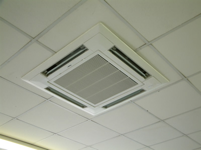 Ceiling mounted air conditioning unit