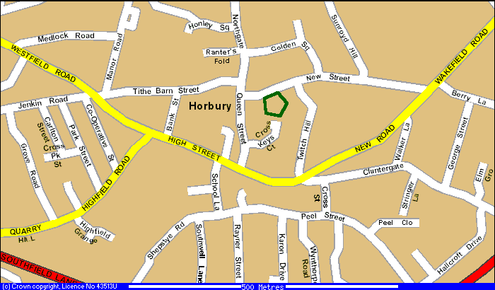 Map of St Peters Junior School